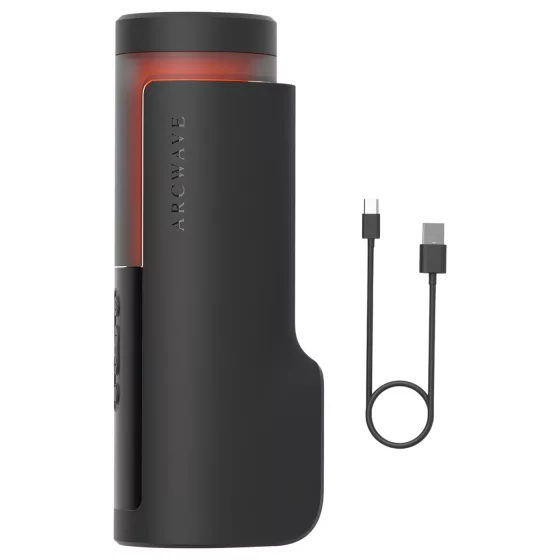 Arcwave Thruster - tlačiaci a rotačný automatický masturbátor (čierny)