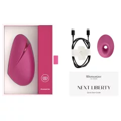   Womanizer Next Liberty - stimulátor klitorisu s tlakovými vlnami (ružový)