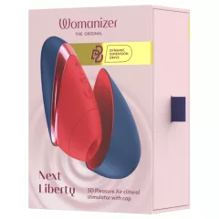   Womanizer Next Liberty - dráždidlo klitorisu s tlakovými vlnami (modré)