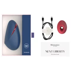   Womanizer Next Liberty - dráždidlo klitorisu s tlakovými vlnami (modré)