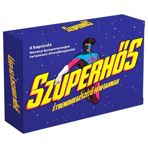 Superhrdina - kapsuly pre mužov - 6 ks