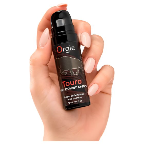 Orgie Touro Power - krém na podporu erekcie - 15 ml