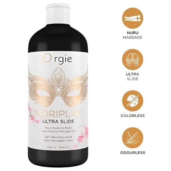 Orgie Noriplay - hodvábny NURU masážny gél (500ml)