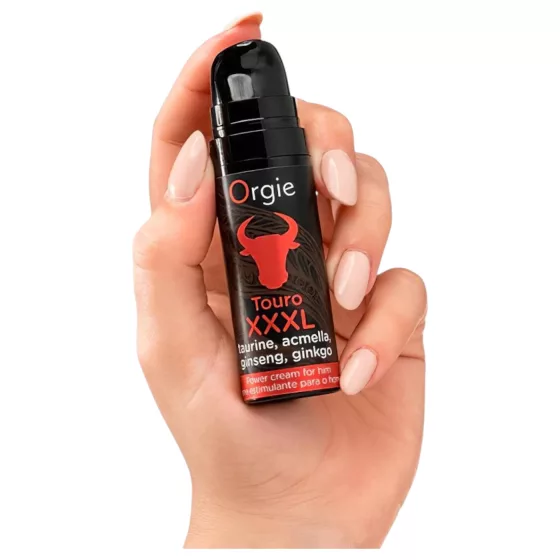 Orgie Touro XXXL - krém na podporu erekcie - 15 ml