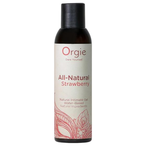 Orgie All Natural - lubrikant na vodnej báze - jahoda (150ml)