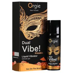   Orgie Dual Vibe - unisex tekutý vibrátor - Sex on the Beach (15 ml)