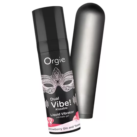 Orgie - mini vibrátor súprava - šedá