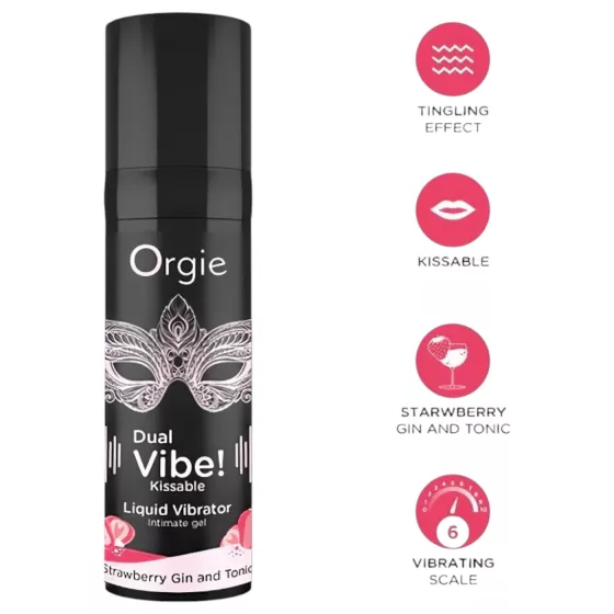 Orgie - mini vibrátor súprava - šedá
