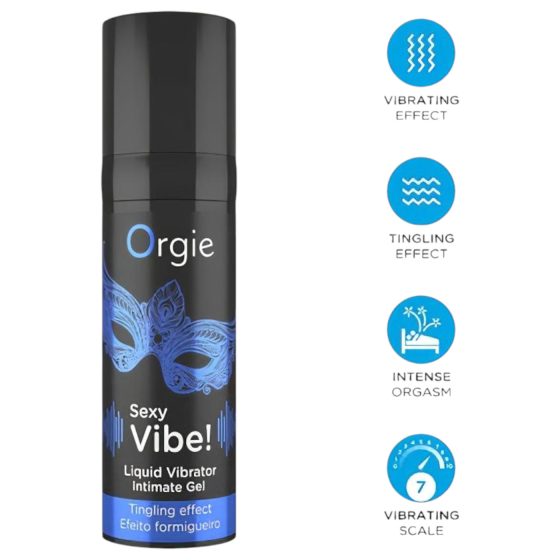 Orgie Bunny - vibračný erekčný krúžok set - čierny