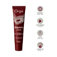   Orgie Electric Oral - lesk na pery s brniacim účinkom - jahoda (10 ml)