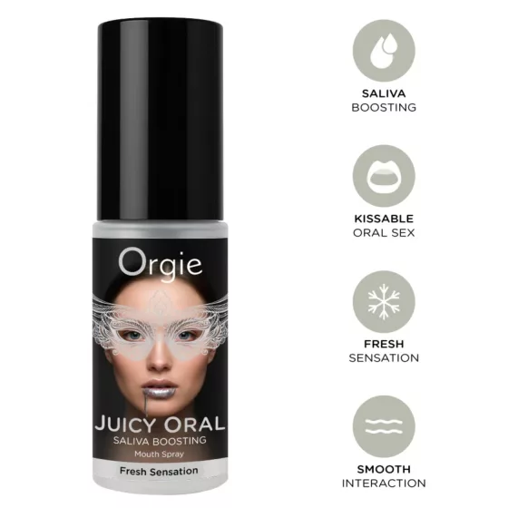 Orgie Juicy Oral - sprej na zvýšenie zážitku z bozkov a orálneho sexu (15 ml)