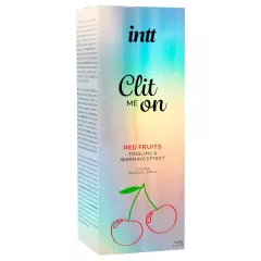   Intt Clit Me On - tekutý vibrátor sprej na klitoris - červené ovocie (12 ml)