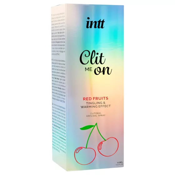 Intt Clit Me On - tekutý vibrátor sprej na klitoris - červené ovocie (12 ml)