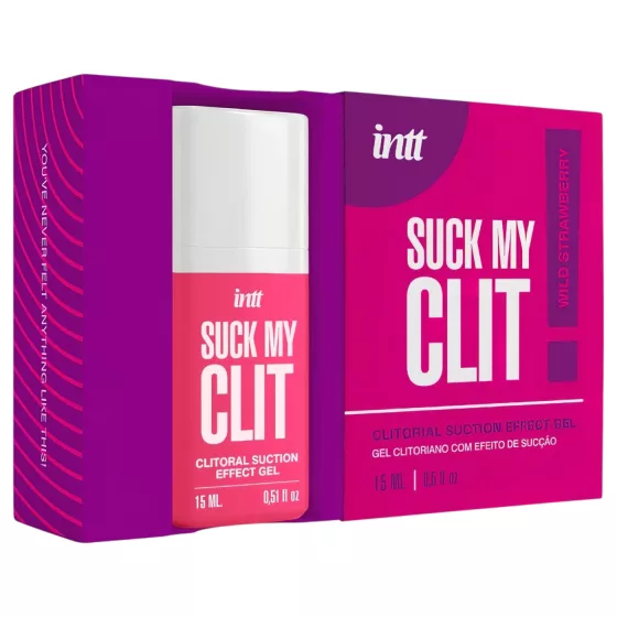 Intt Suck My Clit - stimulačný gél na klitoris pre ženy - jahoda (15 ml)