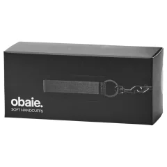Obaie - mäkké putá na zápästie (čierne)