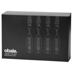 Obaie - viazacia súprava pod matrac (čierna)