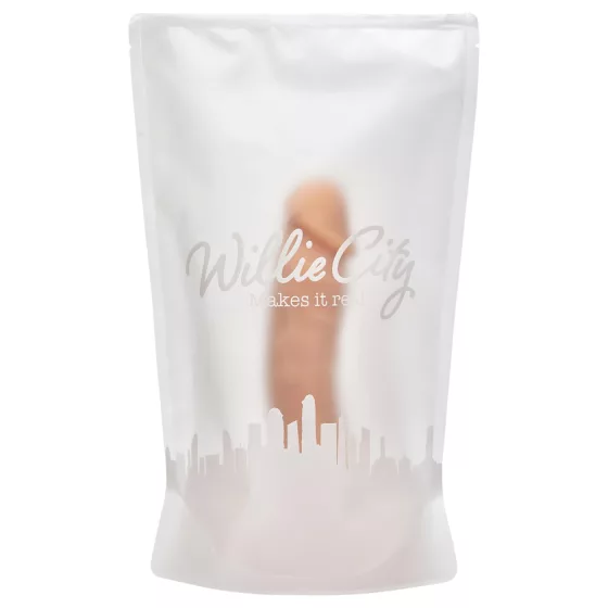 Willie City Luxe - realistický silikónový dildo (telovej farby) - 23 cm