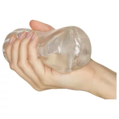   MR.MEMBR Rebecca - priehľadný umelý vagínový masturbátor - 14,5 cm