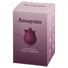   Amaysin - jazýčkový ružový klitorálny vibrátor (fialový)