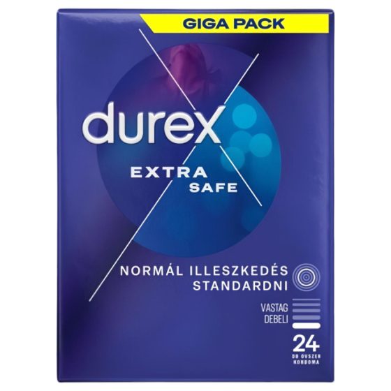 Durex Extra Safe - kondómy pre extra bezpečie - 24 ks