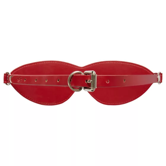 Obsessive Inferro - kožená maska (červená)