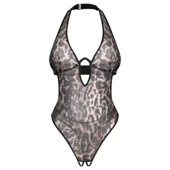 Obsessive Addia - otvorené body s leopardím vzorom
