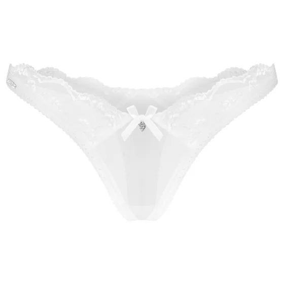 Obsessive Weddya - čipkované tangá (biele)
