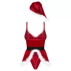   Obsessive Hot Santa - trojdielny mikulášsky kostým (červený)