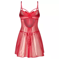   Obsessive Gifty - košieľka babydoll a tangá súprava (červená)