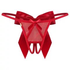 Obsessive Gifty - otvorené tangá (červené)