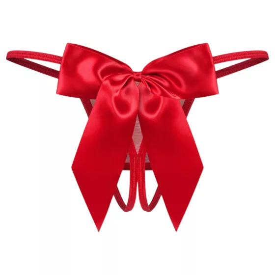 Obsessive Gifty - otvorené tangá (červené)