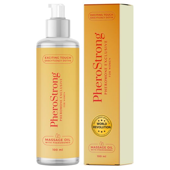 PheroStrong Exclusive - masážny olej pre ženy (100ml)