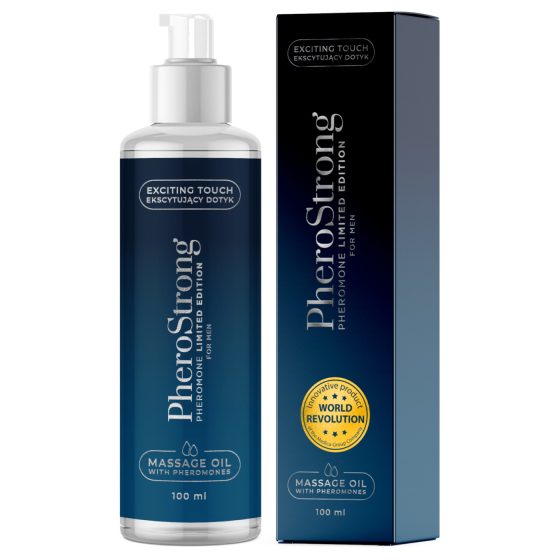 PheroStrong Limited Edition - Masážny olej pre mužov (100 ml)