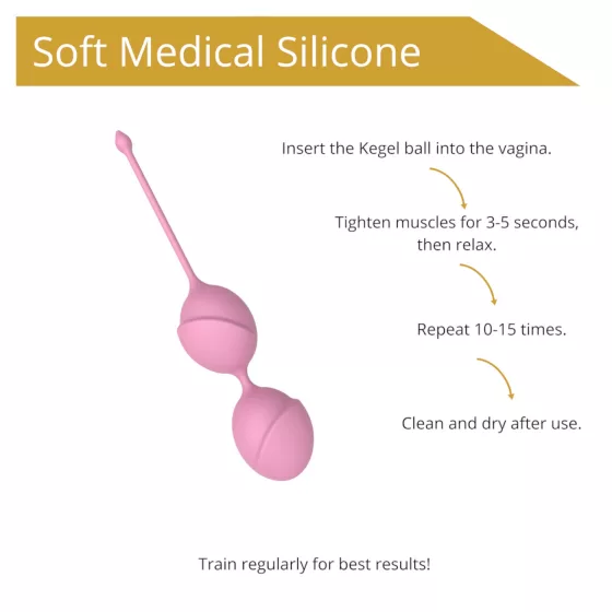 Sweet Play - venušine guličky duo - ružové