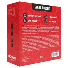 Erospace Wild Play - análny sprchový set (čierny)