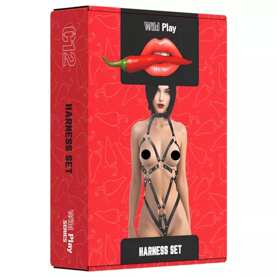 Erospace Wild Play - body postroj (čierny)
