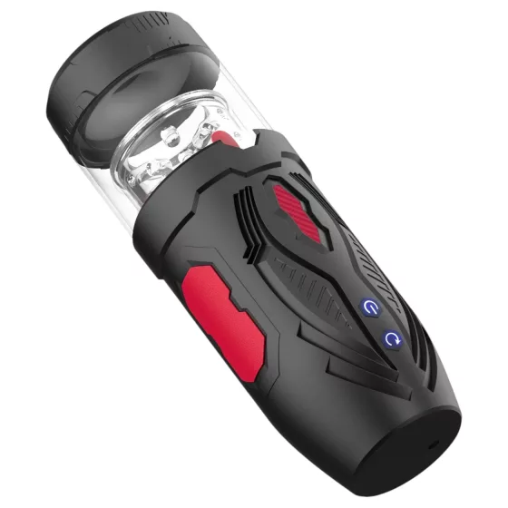 Men's Play - rotačný masturbátor pre mužov - čierny