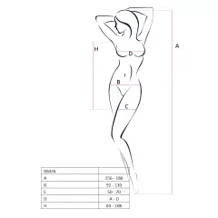 Passion - erotické minišaty s ramienkami - biela - S-L