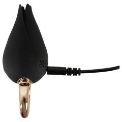 Belou - vibračný prsteň na prst - čierny