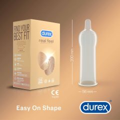 Durex Real Feel - bezlatexové kondómy (16ks)