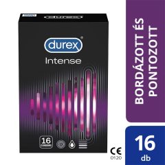 Durex Intense - vrúbkované a bodkované kondómy (16 ks)