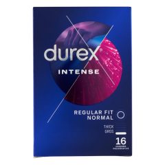 Durex Intense - kondóm - drážkovaný a bodkovaný - 16 ks