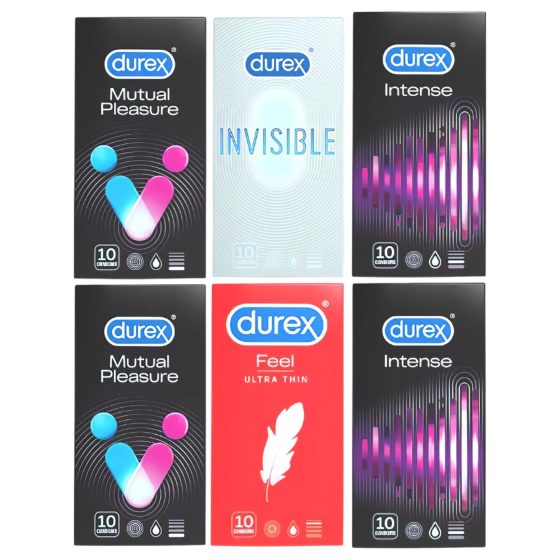 Durex Premium - balík kondómov pre extra potešenie (6x10 ks)