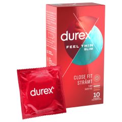 Durex Feel Thin Slim Fit - prirodzený pocit kondóm (10 ks)