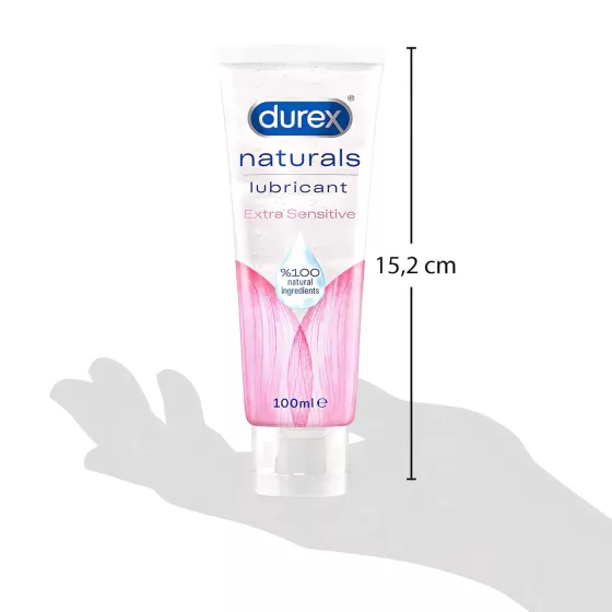 Durex Naturals - extra citlivý lubrikačný gél (100 ml)