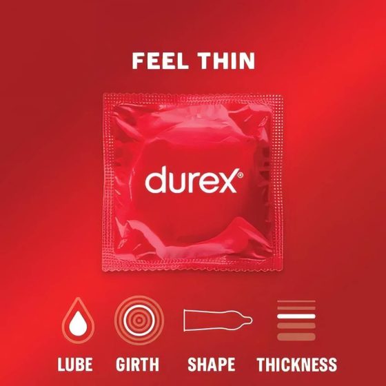 Durex Feel Thin - prirodný pocit kondómu balenie (2x12ks)