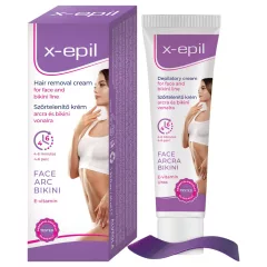 X-Epil - depilačný krém na tvár a bikiny - 40 ml