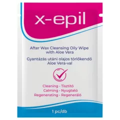 X-Epil - Olejová utierka po depilácii - aloe vera - 1 ks