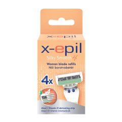   X-Epil Silky Smooth - dámska holiaca vložka 4 čepieľky (4ks)