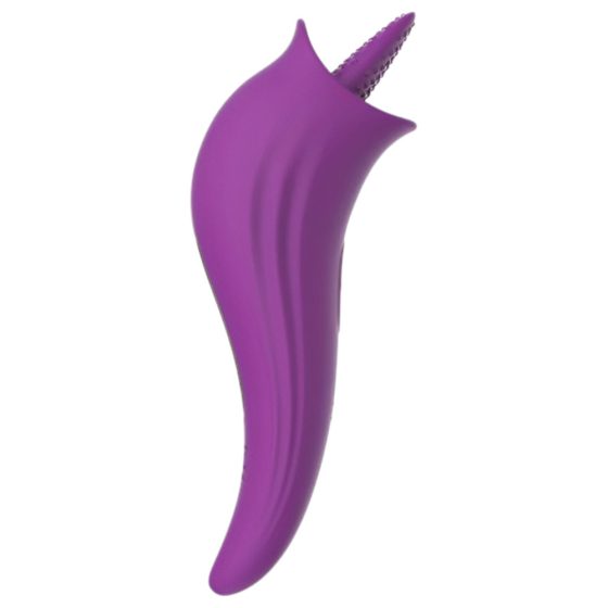 WEJOY Iris - nabíjací vibrátor, lízací jazyk (fialový)